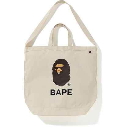 BAPE Shoulder Tote Bag Ivory