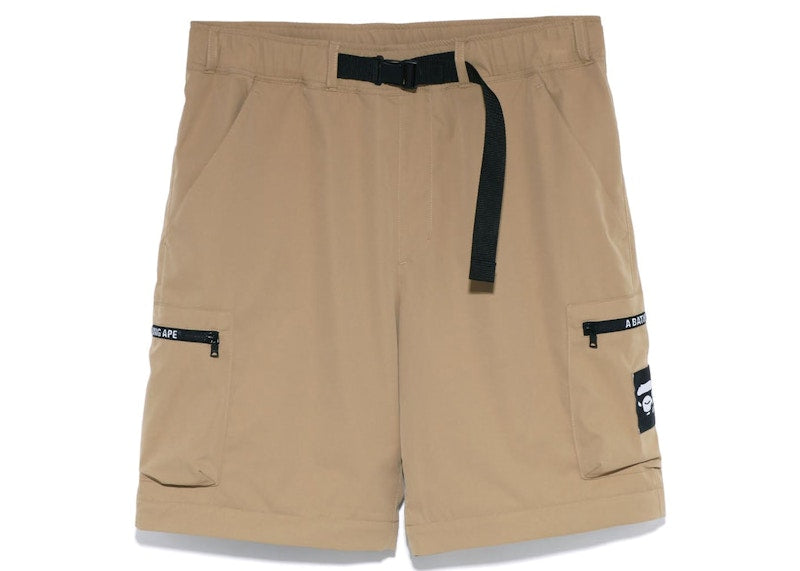 BAPE Side Pocket Detachable Relaxed Fit Pants Beige