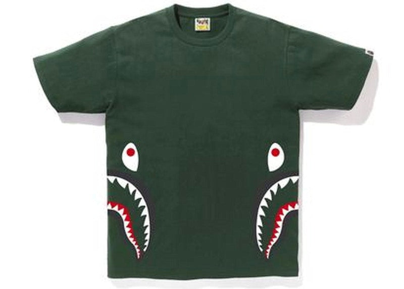 BAPE Side Shark Tee Green/Black