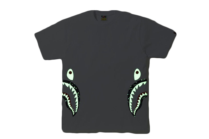 BAPE Side Space Camo Shark Tee White