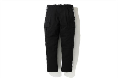 BAPE Side Tape Stretch 6 Pocket Pants Black