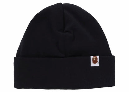 BAPE Silicon Ape Head Knit Cap Black