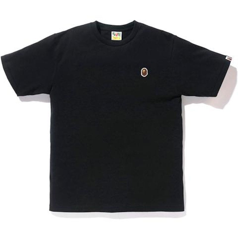 BAPE Silicon Ape Head One Point Tee Black