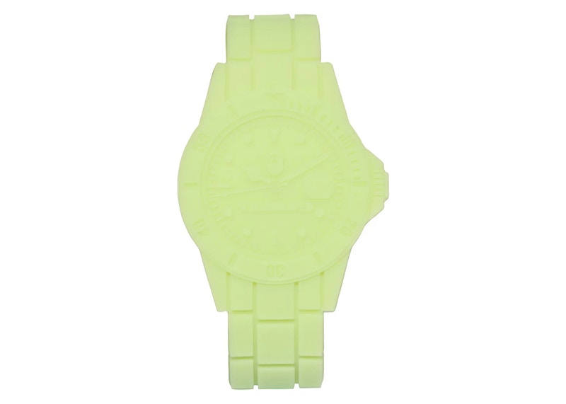 BAPE Silicon BAPEX Bracelet Green