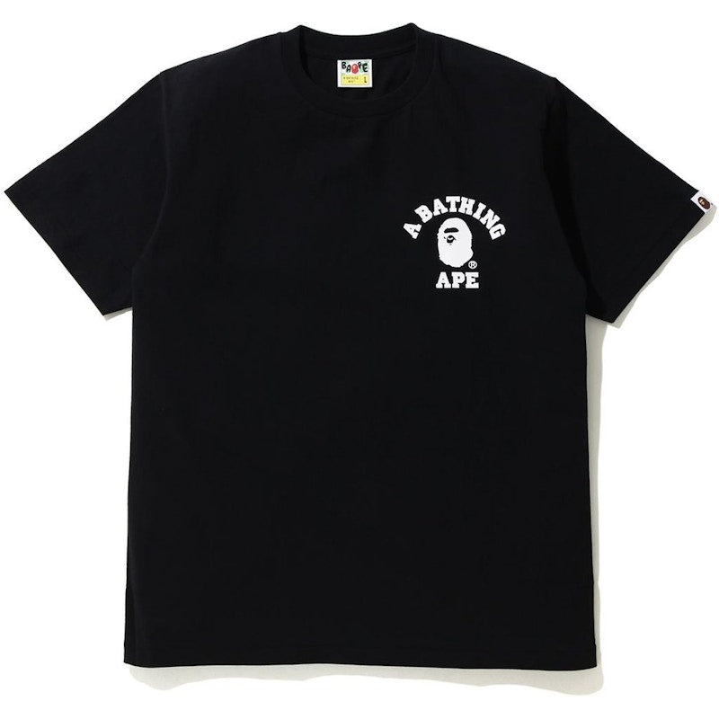 BAPE Silicon College One Point T-shirt Black