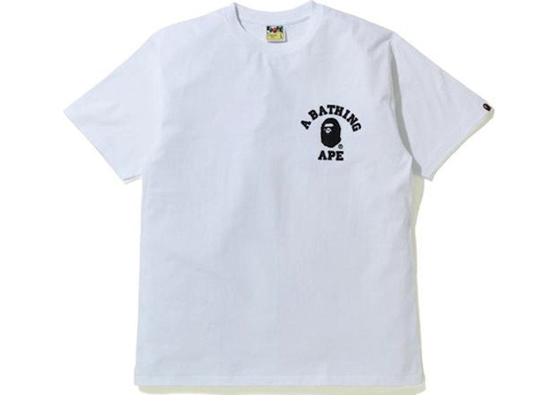BAPE Silicon College One Point T-shirt White