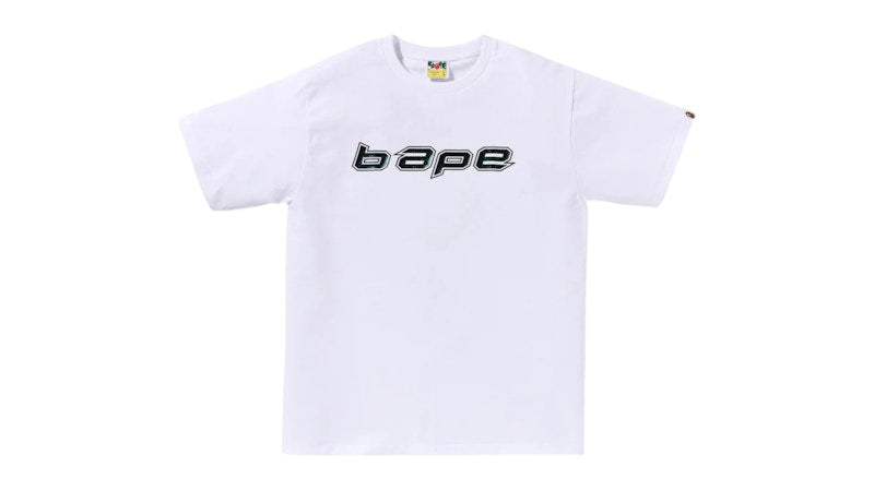 BAPE Silicon Logo Tee White