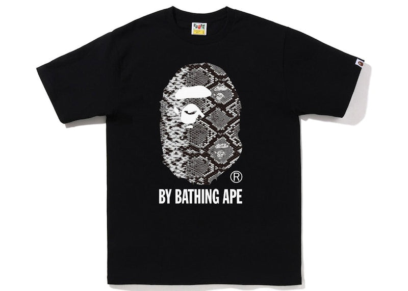 BAPE Snake By Bathing Ape Tee Black Grey