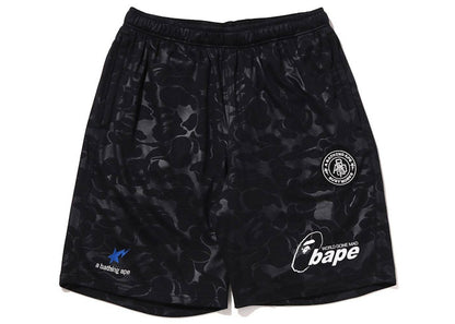 BAPE Soccer Game Shorts Black