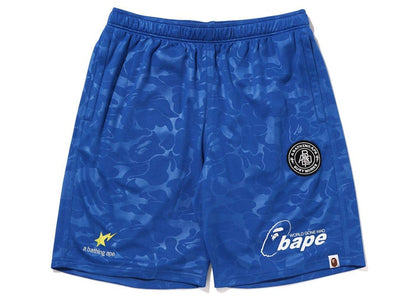 BAPE Soccer Game Shorts Blue