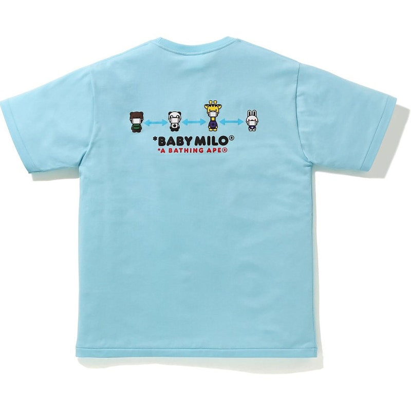 BAPE Social Distance Baby Milo #1 Tee Sax