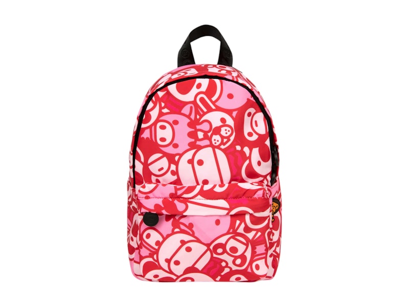 BAPE Soft Mini Backpack Carmine Rose