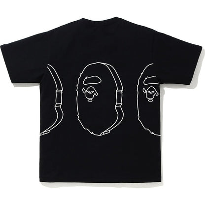 BAPE Solid Ape Head Tee Black