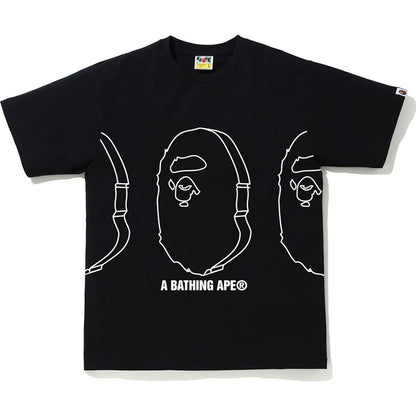 BAPE Solid Ape Head Tee Black