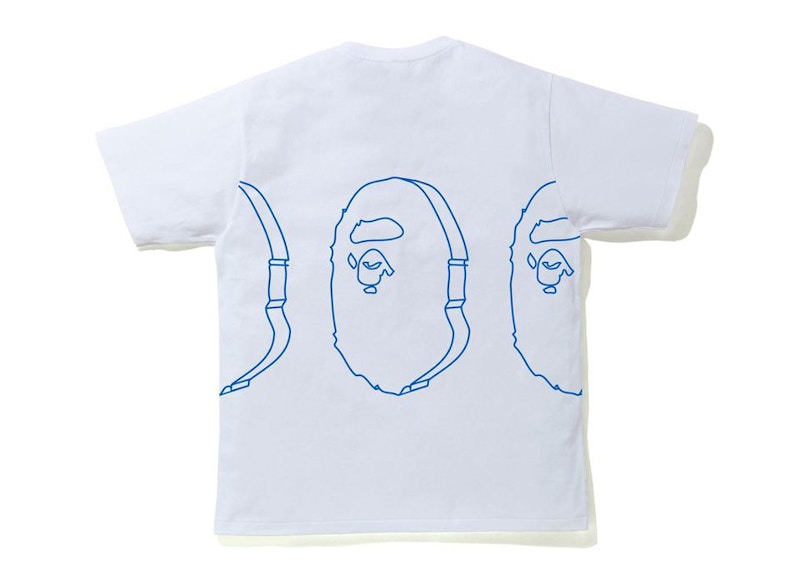 BAPE Solid Ape Head Tee White