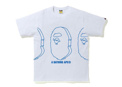 BAPE Solid Ape Head Tee White
