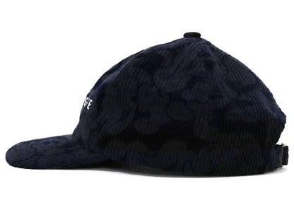 BAPE Solid Camo Corduroy Panel Cap Navy