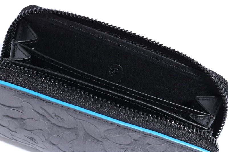 BAPE Solid Camo Coin Case Black