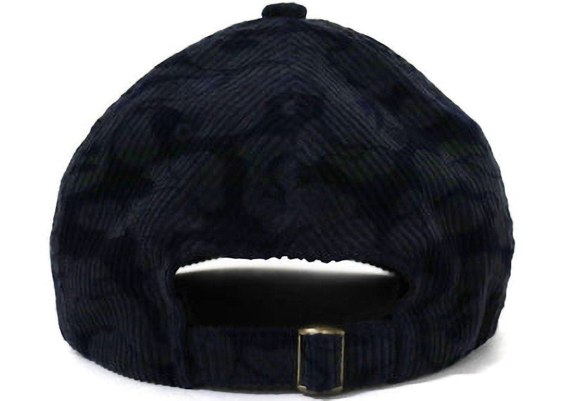 BAPE Solid Camo Corduroy Panel Cap Navy