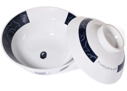 BAPE Solid Camo Donburi Japanese Rice Bowl White