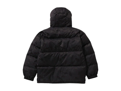 BAPE Solid Camo Jacquard Down Jacket Black