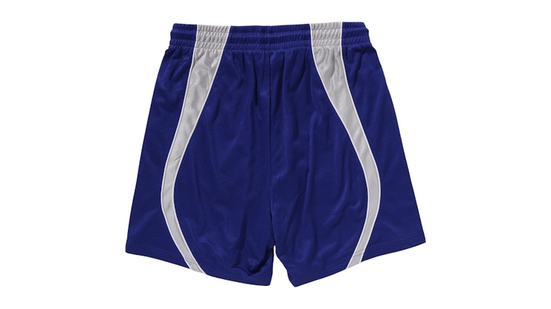 BAPE Solid Camo Jacquard Multilogo Relaxed Fit Sweat Shorts Blue