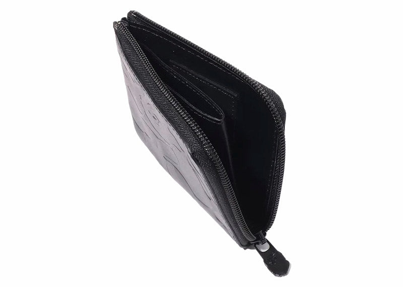 BAPE Solid Camo Leather III Wallet Black