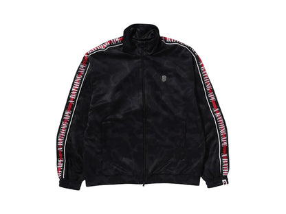 BAPE Solid Camo One Point Track Jacket Black