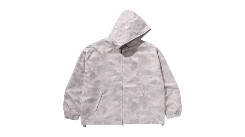 BAPE Solid Camo Shark Full Zip Jacket Gray