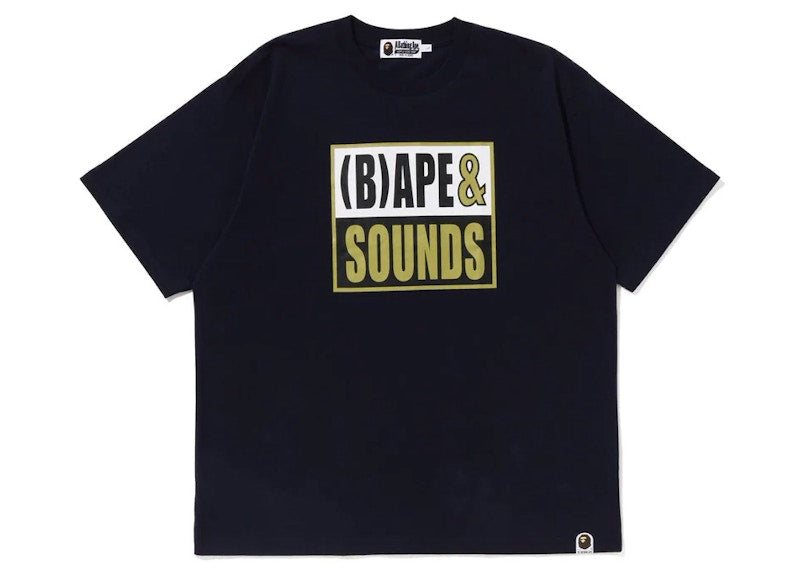 BAPE Sounds Logo Tee Navy