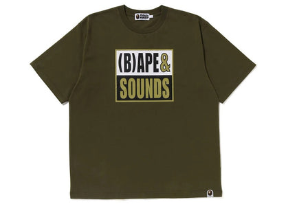 BAPE Sounds Logo Tee Olivedrab