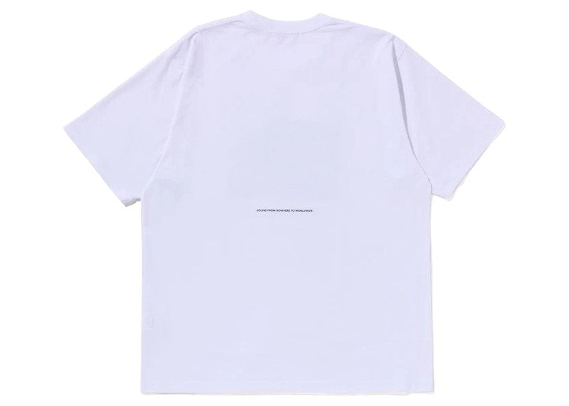 BAPE Sounds Logo Tee White