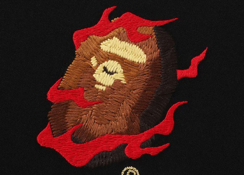 BAPE Souvenir Relaxed Fit Tee Black