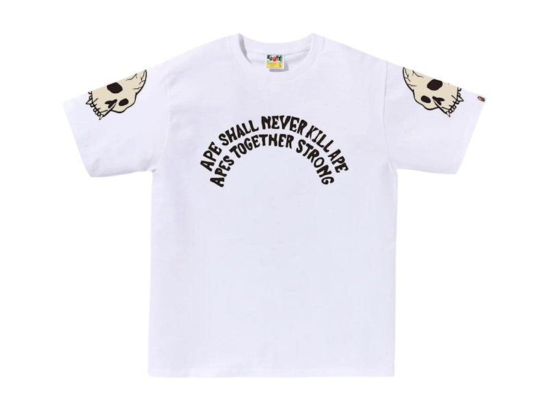 BAPE Souvenir Skull Tee White
