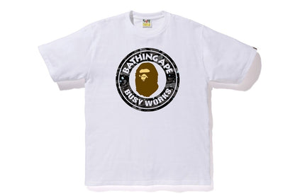BAPE Space Camo Busy Works Tee White