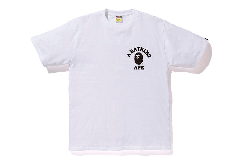 BAPE Space Camo College ATS Tee White