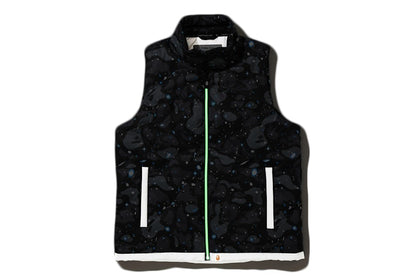BAPE Space Camo Down Vest Black