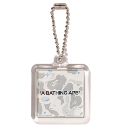 BAPE Space Camo Keychain White