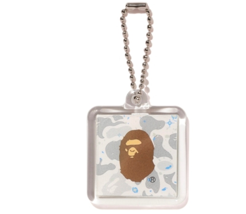 BAPE Space Camo Keychain White