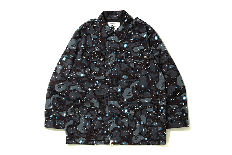 BAPE Space Camo Military Jacket Black