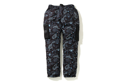 BAPE Space Camo Military Pants Black