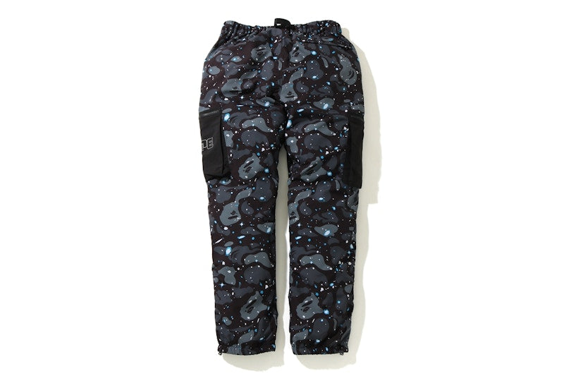 BAPE Space Camo Military Pants Black
