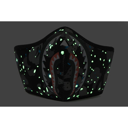 BAPE Space Camo Shark Mask Black