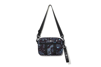 BAPE Space Camo Shoulder Bag Black