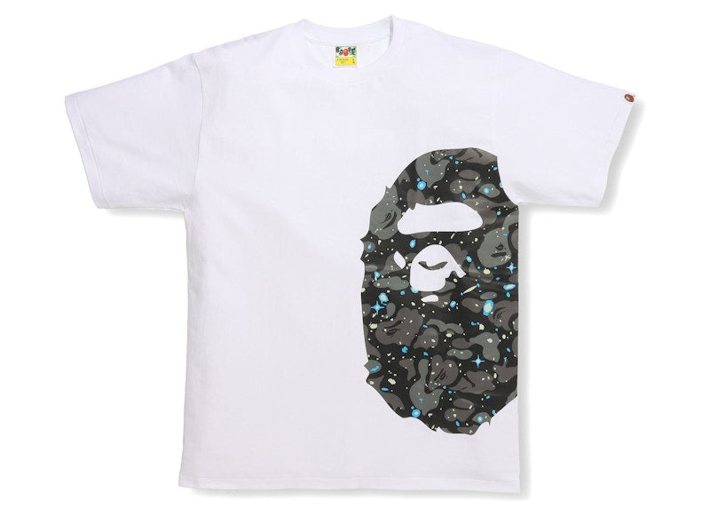 BAPE Space Camo Side Big Ape Head Tee (FW21) White