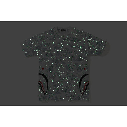 BAPE Space Camo Side Shark Tee White