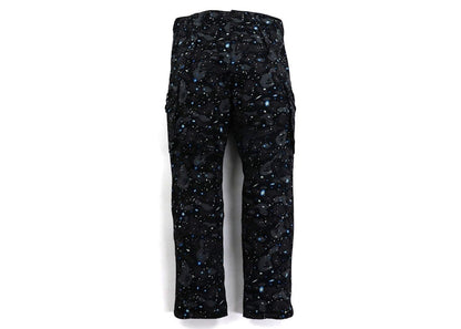 BAPE Space Camo Wide Fit 6 Pocket Pant Black