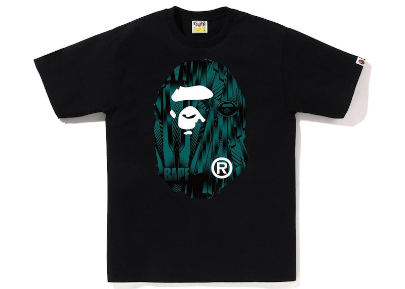 BAPE Speed Racer Big Ape Head Tee Black Blue