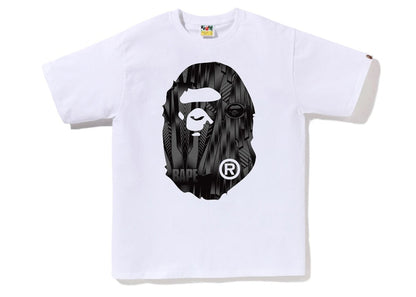 BAPE Speed Racer Big Ape Head Tee White Black