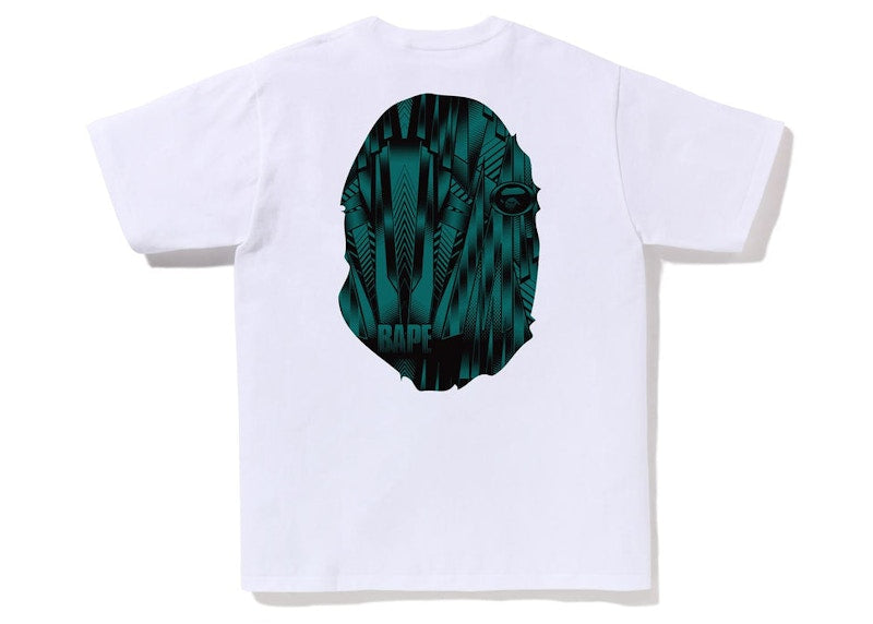 BAPE Speed Racer Big Ape Head Tee White Blue